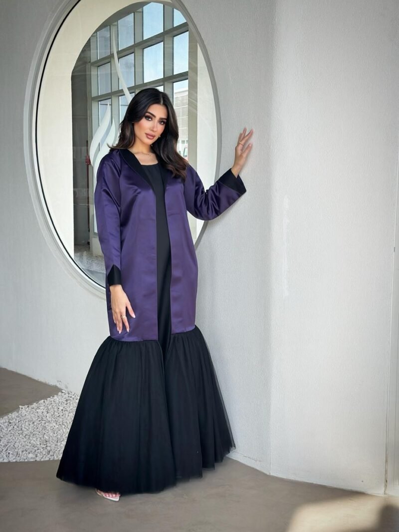 Purple abaya