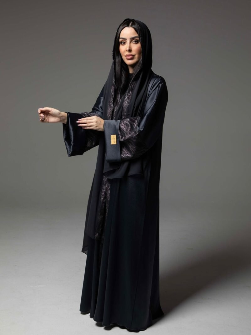 Dark Gray Abaya