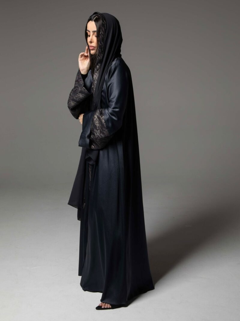 Dark Gray Abaya